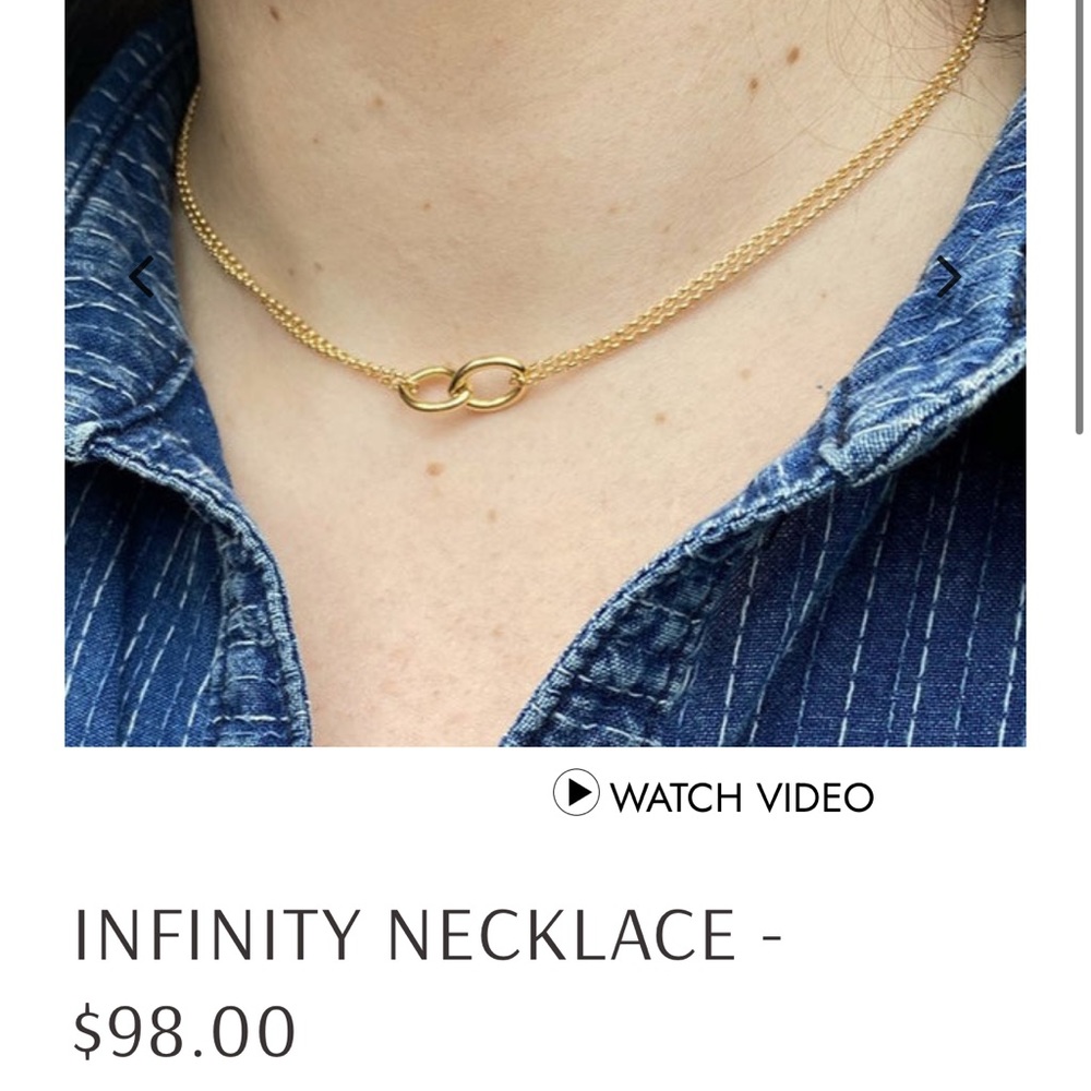 Judith Bright Infinity Necklace